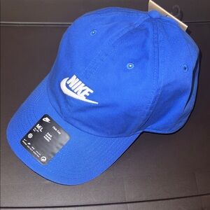 Nike Club Cap Royal Blue with White Logo, Adult - Adjustable - M/L